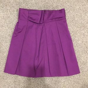 BCBG Maxazria high waist purple skirt